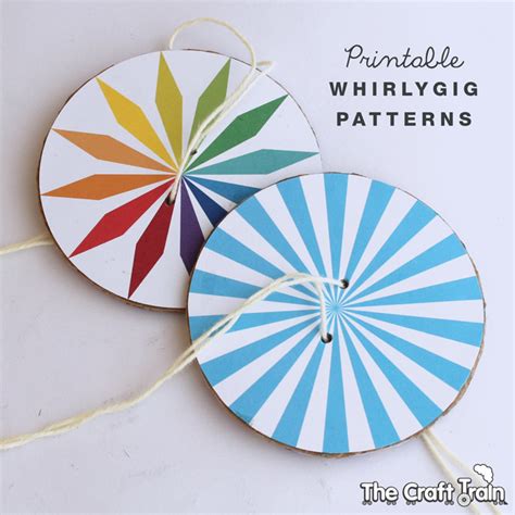 Printable Whirligig Patterns Template